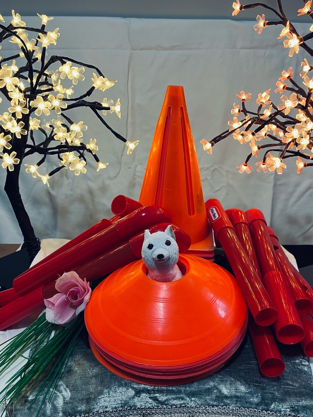 Orange Training Cone and Marker Set -